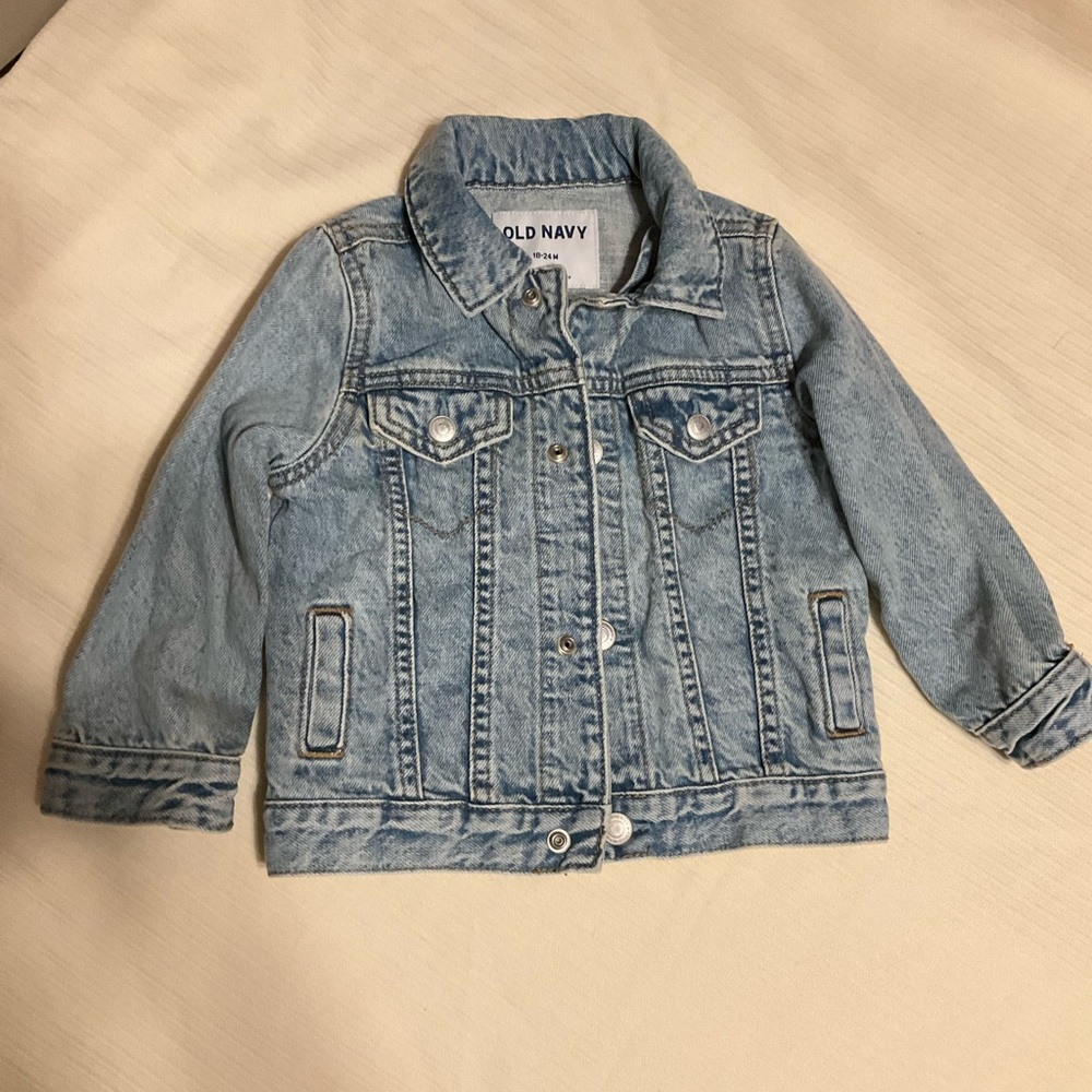 Girls Old Navy Blue Jean Jacket Classic Denim Style
